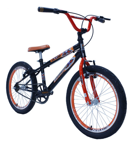 Bicicleta Infantil Aro 20 Com Rodinhas - Bmx Freestyle Cor Preta Tamanho do quadro A partir de 7 anos