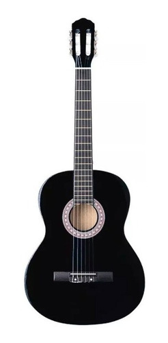 Guitarra Criolla Clasica Con Funda Color Negro