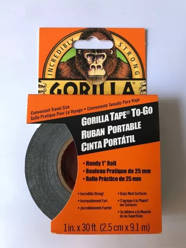 Cinta americana negra Gorilla Tape 9 m x 25 mm
