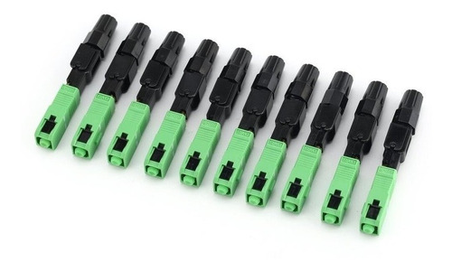 Conector Sc-apc Verde 10 Und Wireplus