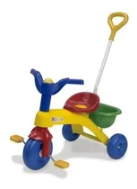 Comprar Triciclo Plástico Rondi Nena Y Nene C\u002Fbarra De Empuje