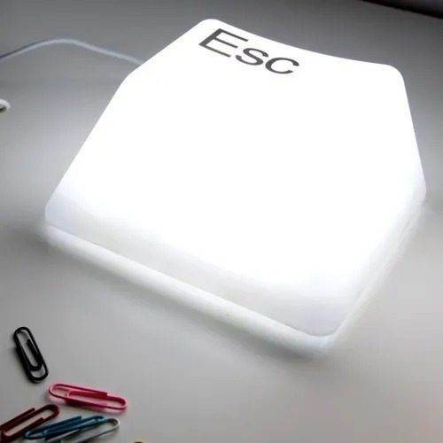 Imagen 2 de 2 de Velador Lampara Led Tecla Esc Conexion Usb