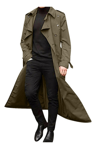 Gabardina Larga De Invierno E Para Hombre, Color Fácil, Cáli