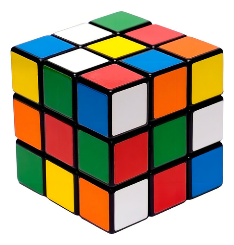 Cubo Magico Didactico Tradicional Juego Color de la estructura Negra