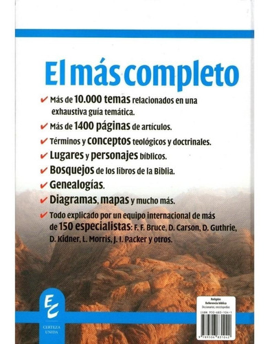 Nuevo Diccionario Bíblico Certeza - F. F Bruce Y Otros