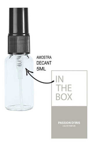 Imagem 1 de 2 de Decant 5ml - Passion D'iris - Inthebox Amostra Vidro Spray