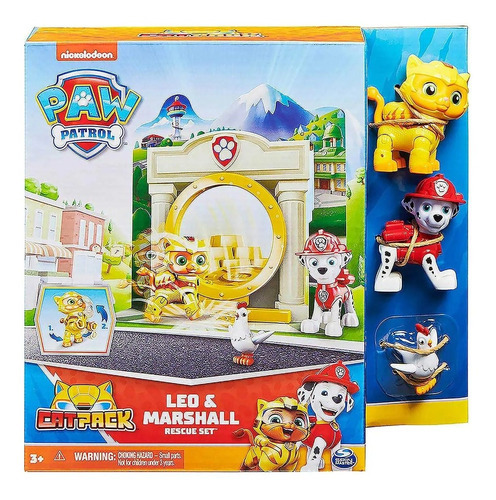 Paw Patrol -  Leo Y Marshall Rescue Set  - Catpack