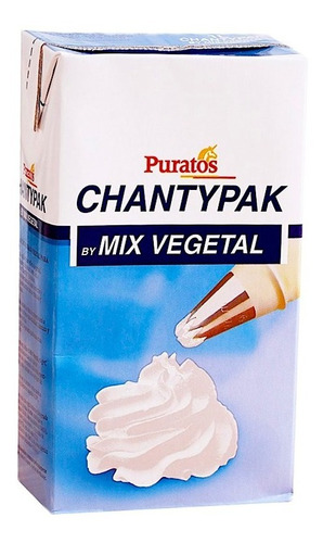 Crema Chantypak 1 Litro Puratos Para Cobertura Tipo Chatilly