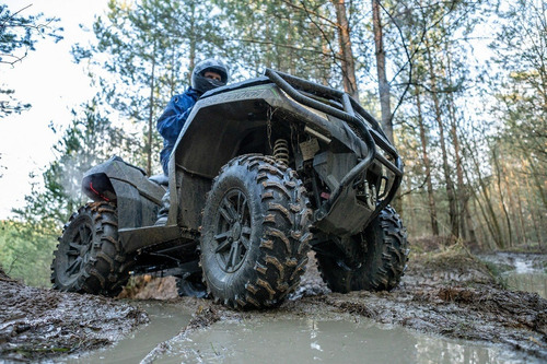 Par Pneus Kenda Traseiro Quadriciclo Honda Fourtrax 24/10-11