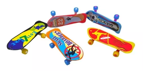 40 Mini Skate De Dedo Brinquedo Lembrancinha Atacado