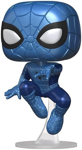 Funko Pop Marvel Spider Man Hombre Araña Metalico Proposito