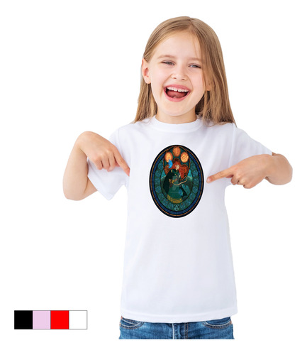 Playera Infantil Talla Color Princesa Valientee #6