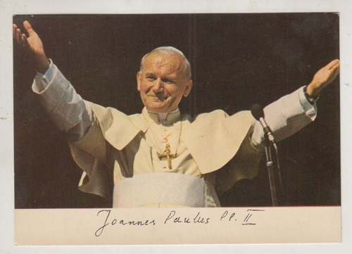 1979 Catolicismo Postal Del Papa Juan Pablo Ii Karol Wojtyla