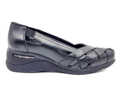 Sandalias Mujer Zapato Guaracha De Cuero Confort Elastizado