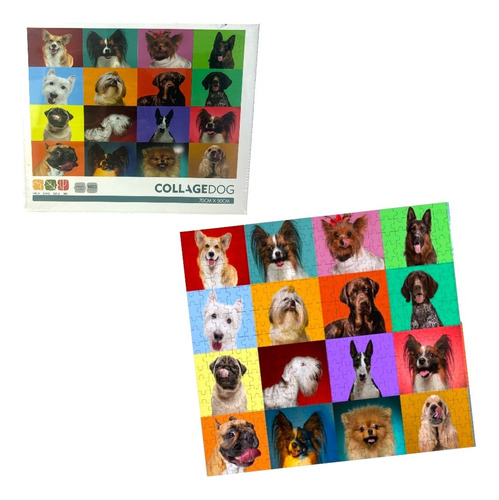 Puzzle 1000 Pzs Rompecabezas Collage Dog Perros Felices !!