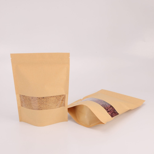 Bolsas De Papel Kraft Con Ventana