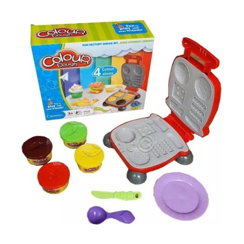 Plastilina Play Dough Color Set Comida Rapida 4colors Cocina