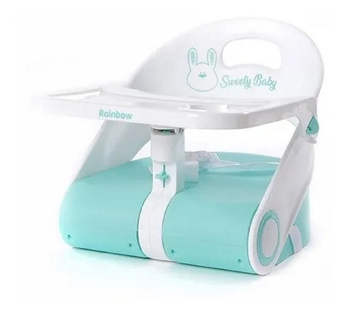 Silla De Comer Booster Bebe Liviana Portatil Rainbow (v)