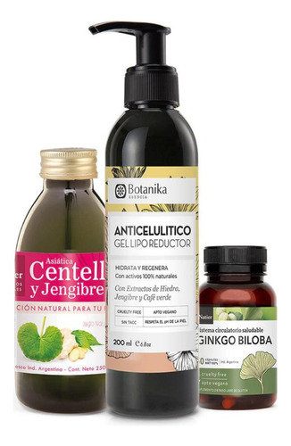 Plan Celulitis Natier Centella+anticelulitico+ Ginkgo Biloba