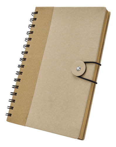 10 Piezas Libreta Ecologica Con Elastico Broche Berna
