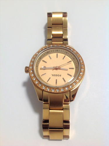 Reloj Fossil Pulsera Genuino Stella Mini Oro Rosa Es 3196 (Usado)