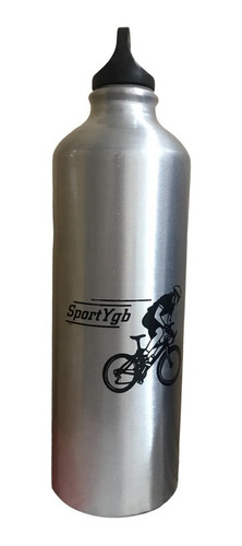 Botella Aluminio 600ml   Para Bicicleta