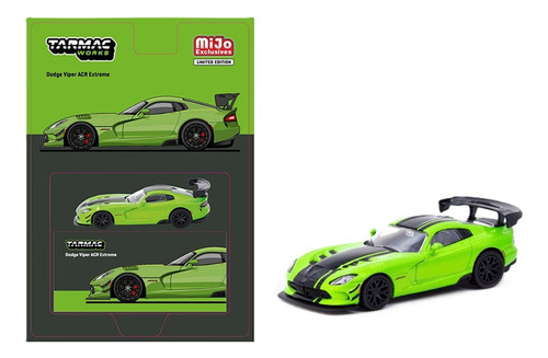 Tarmac Works Global64 Dodge Viper Acr Extreme Mijo Ex. 1/64 Color Verde