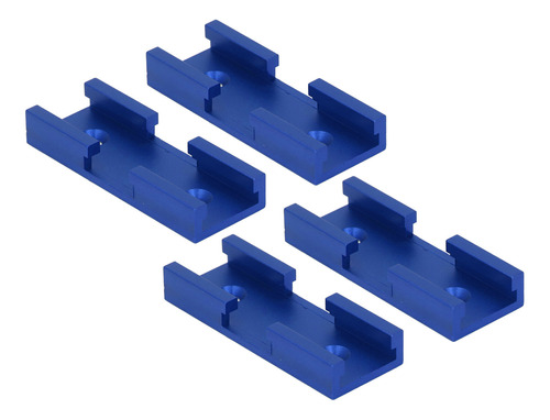4 Piezas De Intersección De Vías En T Para Carpintería De Al