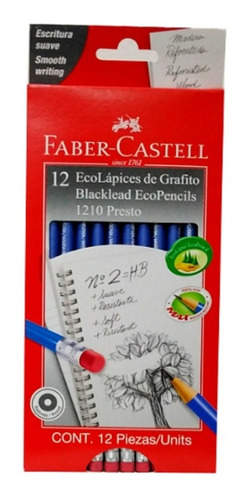 Lápiz  Presto Hb  Caja X12 Und Faber Castell