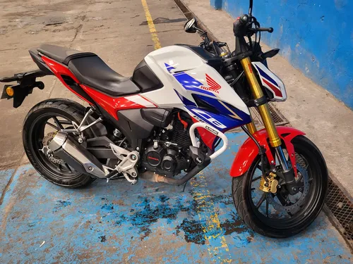 Color Blanco, Azul, Rojo Cb190r Racing