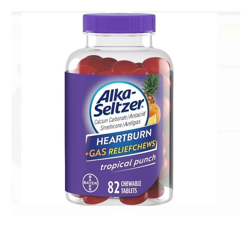 Alka Seltzer Antiacido + Gases 82 Tabs Acidez Estomomacal