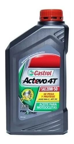 Aceite Castrol Actevo 20w50 4t Mineral X 16lts Motos Coyote