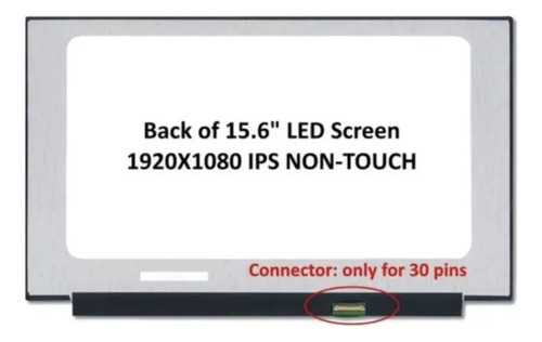 Pantalla 15.6 Slim 30 Pines Notebook Asus X515 S/braket Genérica