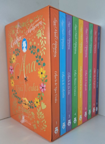 COLECCIÓN COMPLETA ANA LA DE TEJAS VERDES, de LUCY MAUD. Editorial Montogomery, tapa blanda en español, 2021