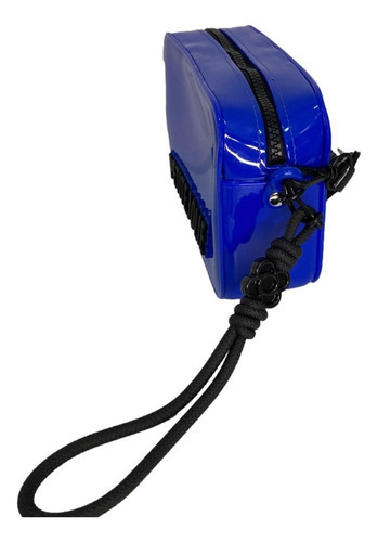 Bolsa Feminina Petite Jolie Pop 2 Cores Cor Azul/Preto