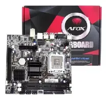 Comprar Placa Mãe Afox Ig41-ma7 Socket Lga 775 Ddr3 Cor Marrom-escuro