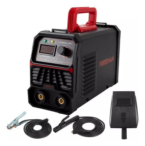 Soldadora Inverter Foreman Fomma200 Mma 200amp + Accesorios