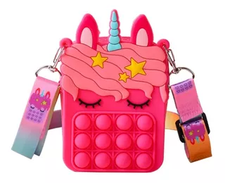 Morral Pop It Unicornio Regalo Cumpleaños Navidad Niñas