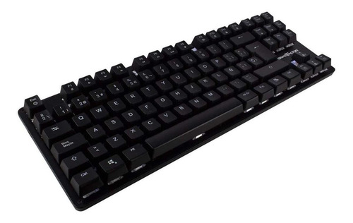 Imagen 2 de 3 de Teclado gamer Game Factor KBG500 QWERTY Outemu Blue español España color negro con luz RGB