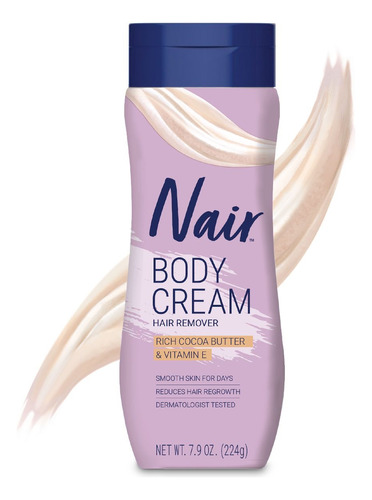 Nair Crema Depiladora Corporal Cocoa Butter Vitamina E 