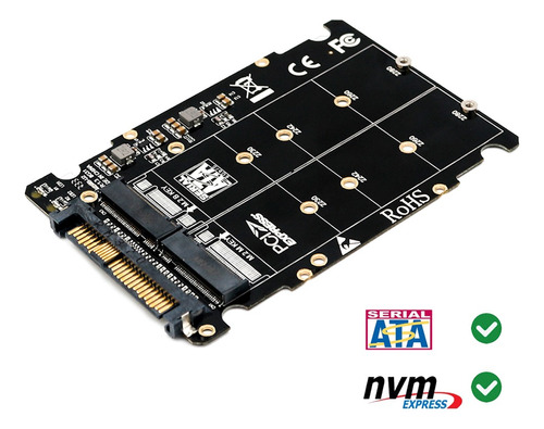 Adaptador M.2 Ngff Sata Y Nvme  Pci-e  A U.2 Sff-8639