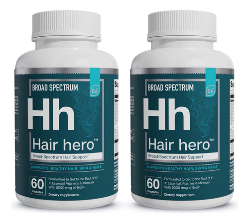 Essential Elements Hair Hero Suplemento Biotina 60x2
