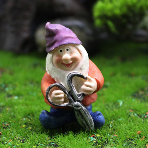 Siete Enanos Al Aire Libre Gnomos Jardín Estatua Hadas