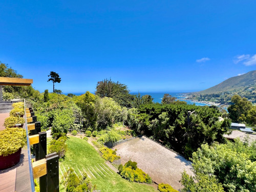 Estupenda Casa Muy Bien Pensada En Zapallar, Vista Hermosa