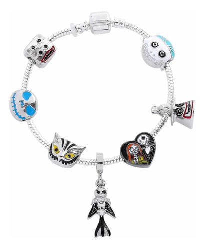 Pulsera Extraño Mundo Jack Compatible Pandor Regalo  Swarovs