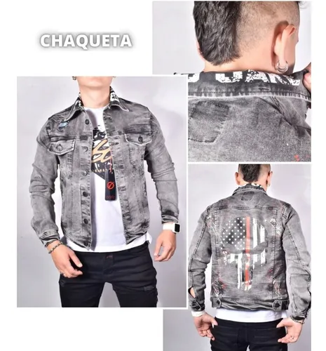 Chaqueta jean online hombre