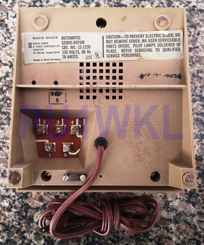 Comando De Rotor Archer - Radio Shack P/ Antenas Direcionais
