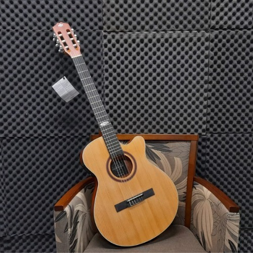 Imagem 4 de 8 de Violão Strinberg Sl200c Super Flat Nylon Ns Natural Acet