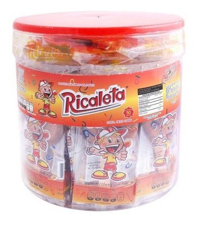 Paleta Ricaleta Tamarindo 50 Pzas
