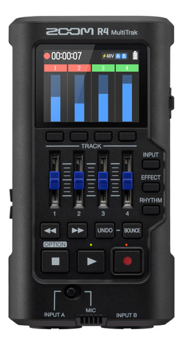 Grabadora Sd E Interfaz De Audio Usb Zoom R4 Multitrak